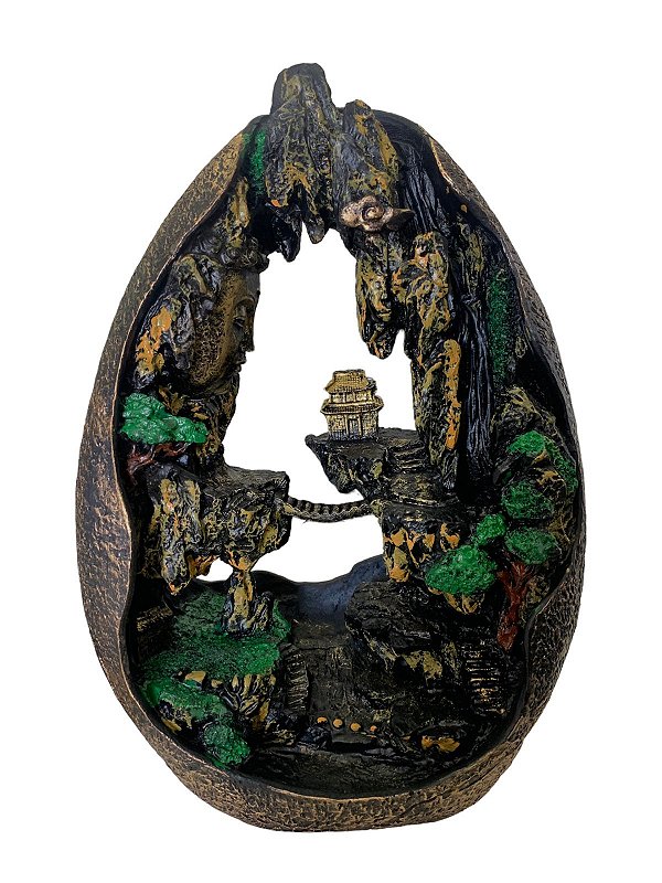 Incensário Cascata Montanha 28cm