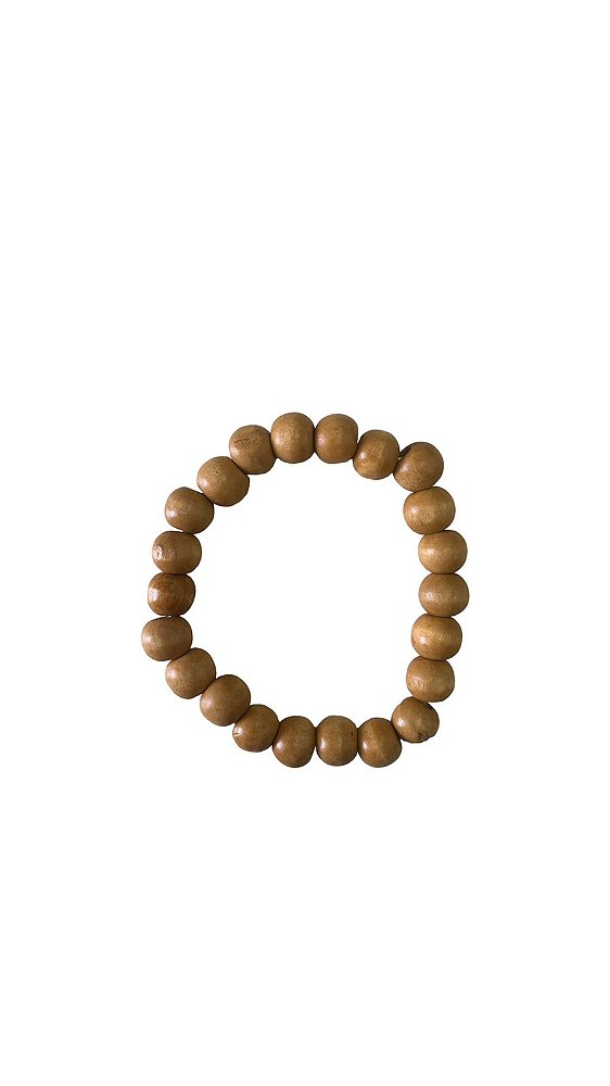Pulseira Madeira Bolinha