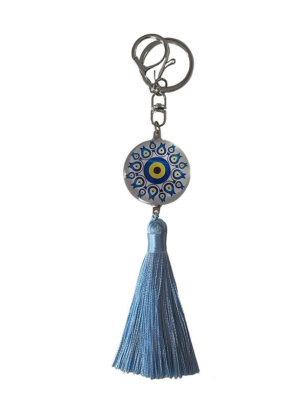 Chaveiro Olho Grego Azul