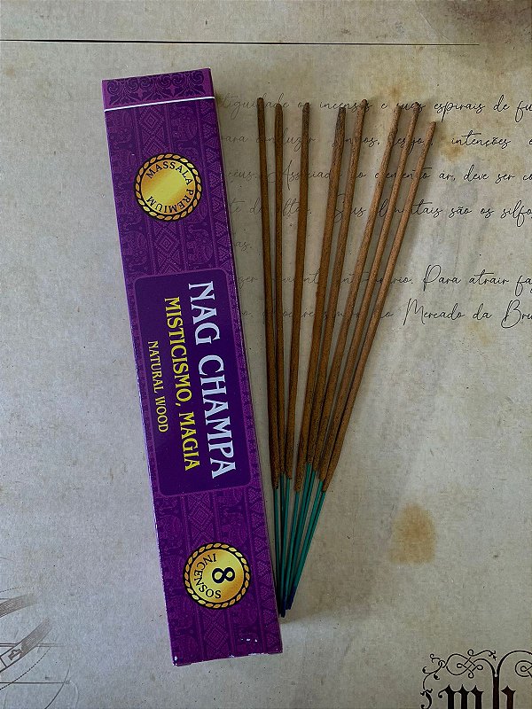 Incenso Nag Champa Natural Wood