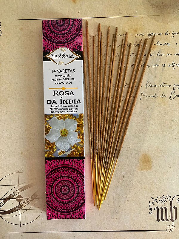 Incenso Rosa Da Índia Massala