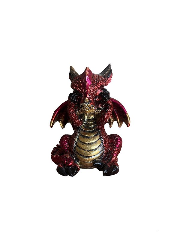 Dragão Bebê Vermelho - Não Vejo