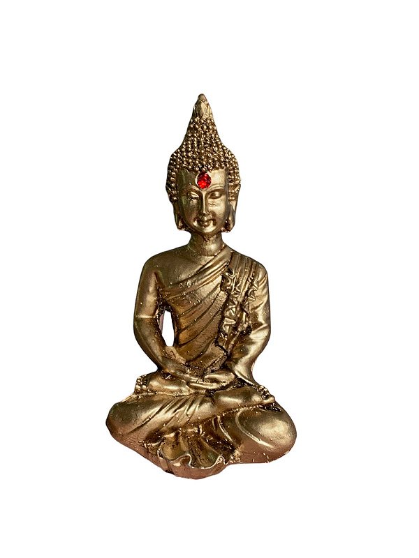 Buda Ouro Antigo 7cm