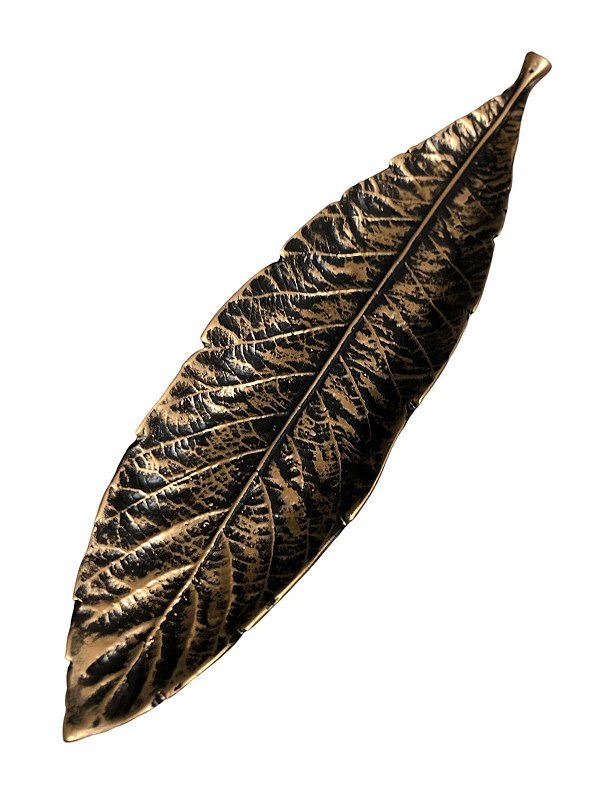 Incensário Folha Dourado