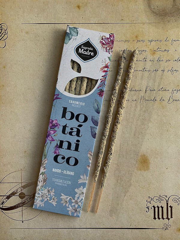 Incenso Botânico Sagrada Madre - Nardo e Olíbano