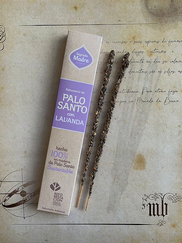 Incenso Sagrada Madre - Palo Santo com Lavanda