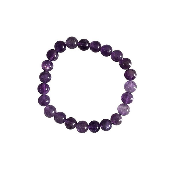 Pulseira Ametista Bolinha