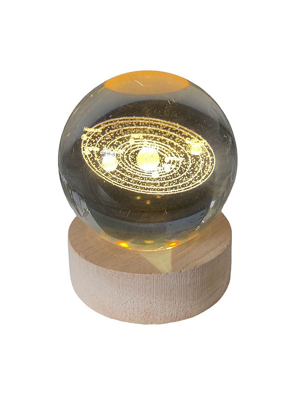 Luminária 3D Sistema Solar