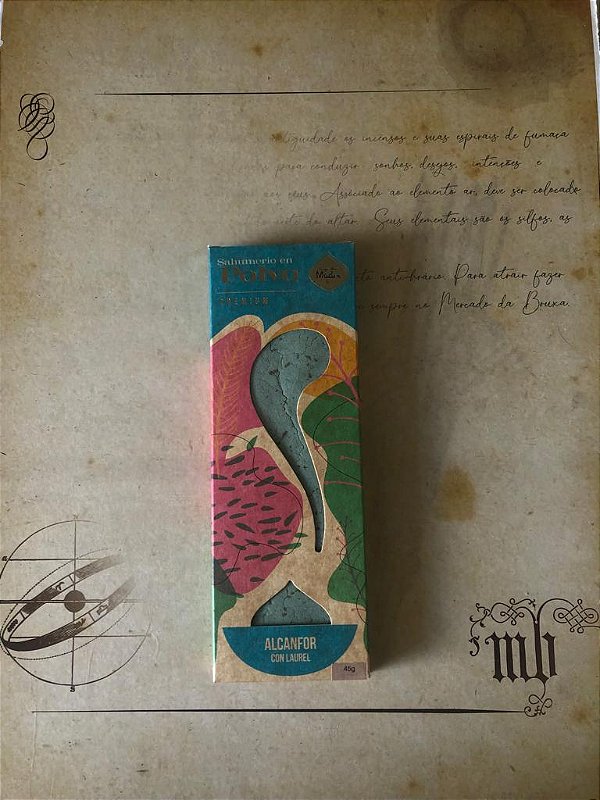 Incenso em Pó Sagrada Madre - Alcanfora com Louro