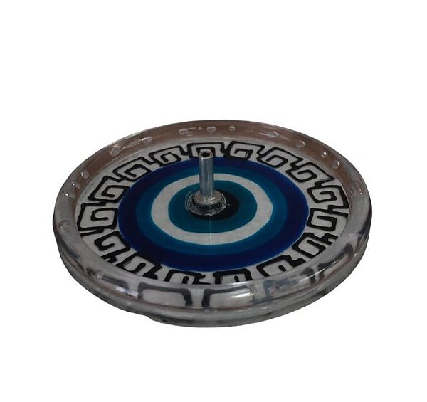 Incensário Olho Grego Redondo - 10cm