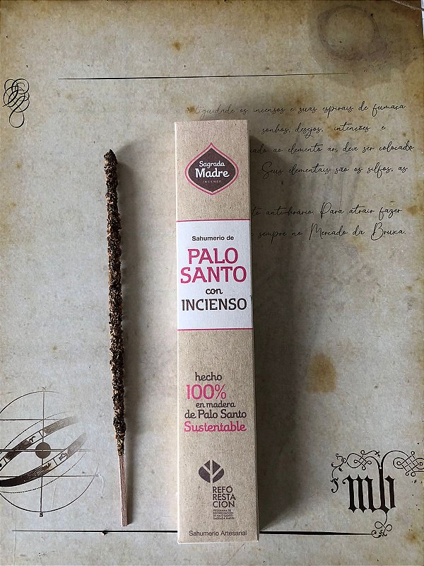 Incenso Sagrada Madre - Palo Santo com Frankincense