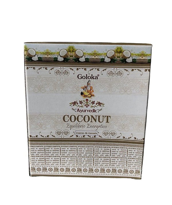 Incenso Cone Coco Cascata