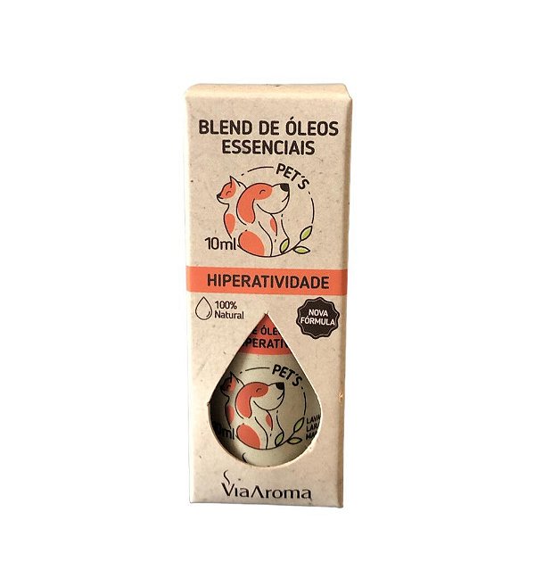 Blend de Óleos Essenciais Pets Via Aroma - Hiperatividade