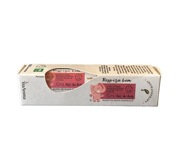 Roll-on Óleo Essencial Kids Via Aroma - Respira Bem