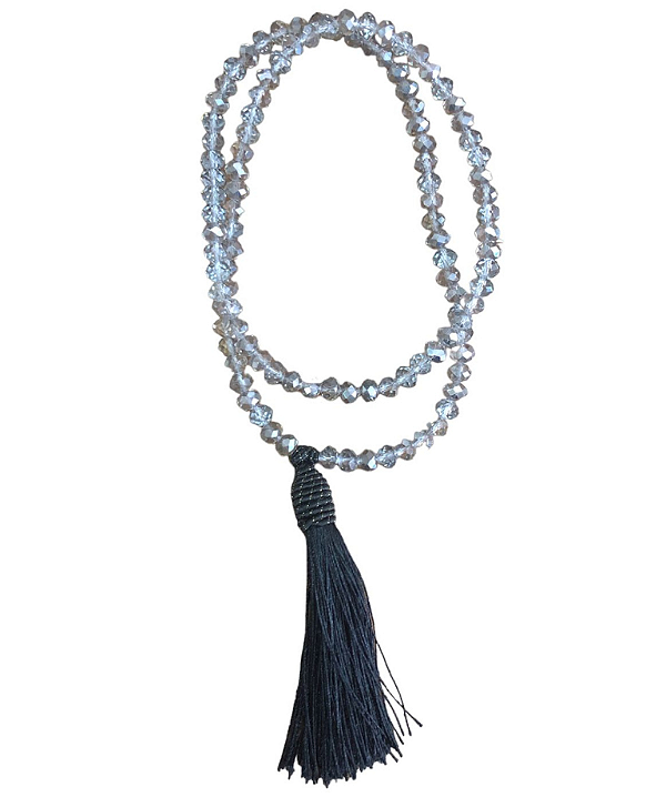 Japamala Cristal Cinza