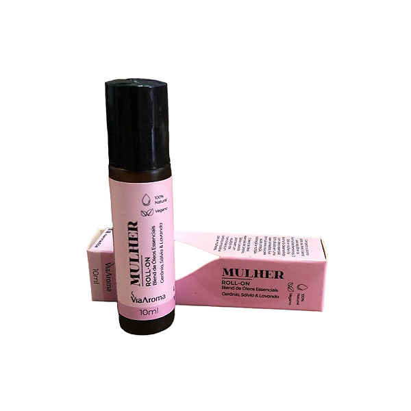 Roll-On Óleo Essencial Via Aroma - Mulher