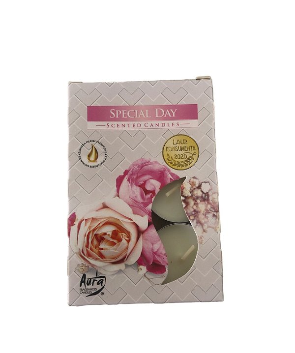 Vela Special Day Aromática Rechaud C/6