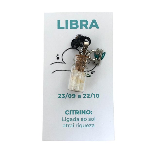 Colar Signo Libra