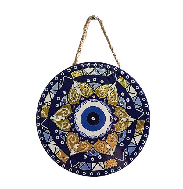 Mandala Porcelana Olho Grego