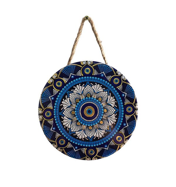 Mandala Porcelana Olho Grego