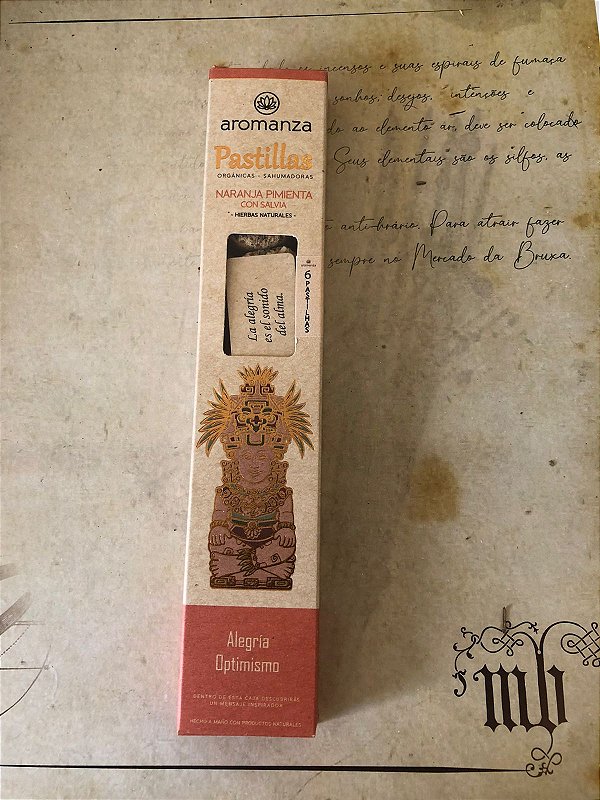 Pastilhas de Defumação Aromanza - Laranja c/ Pimenta