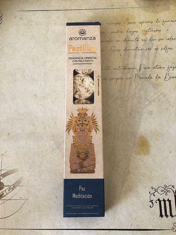 Pastilhas de Defumação Aromanza - Fragrância Oriental c/ Palo Santo