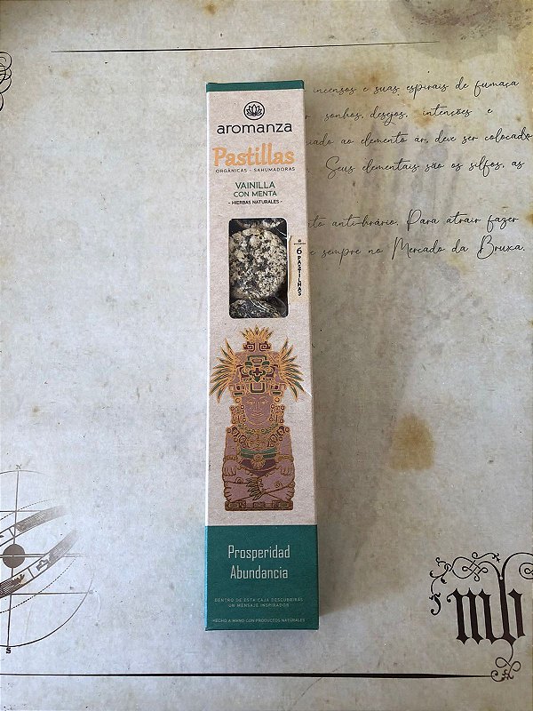 Pastilhas de Defumação Aromanza - Baunilha c/ Menta