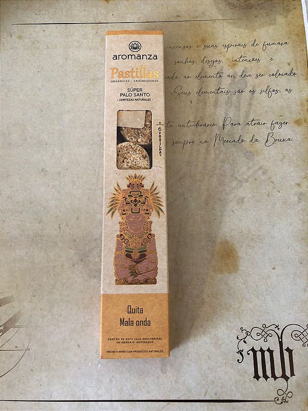Pastilhas de Defumação Aromanza - Super Palo Santo