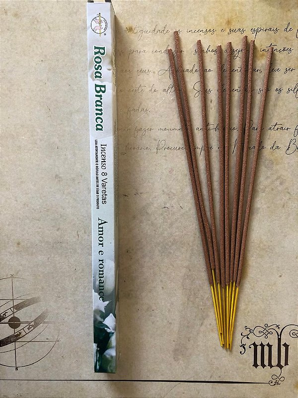 Incenso Rosa Branca Flute