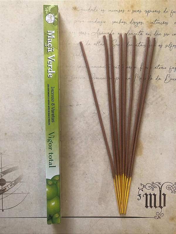 Incenso Maçã Verde Flute