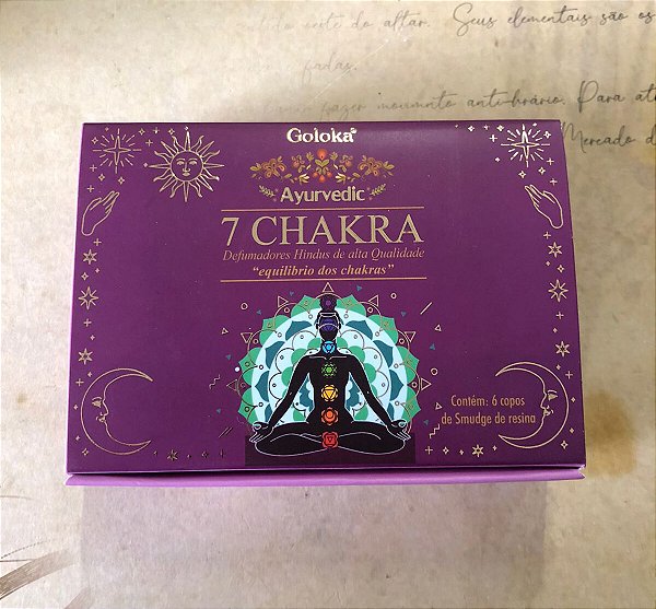Defumador Hindu Goloka - 7 Chakra