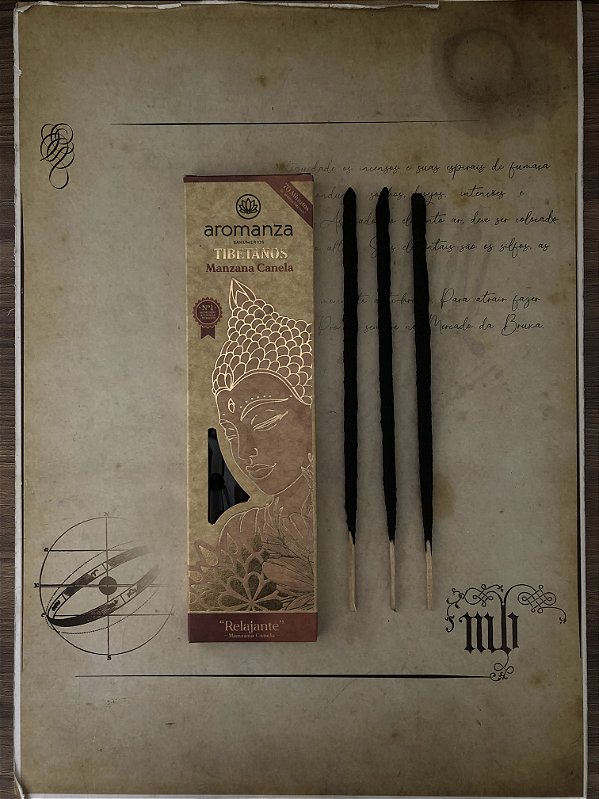 Incenso Manzana Canela Tibetanos