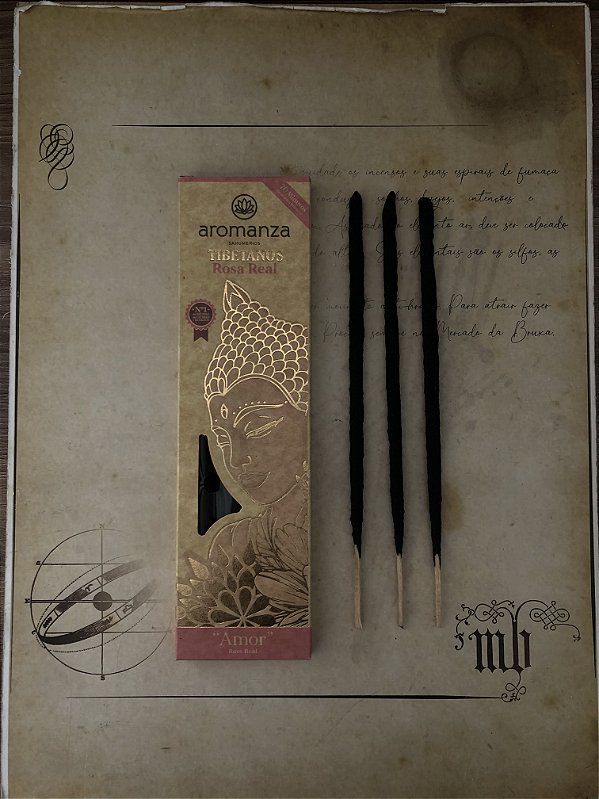 Incenso Rosa Real Tibetanos