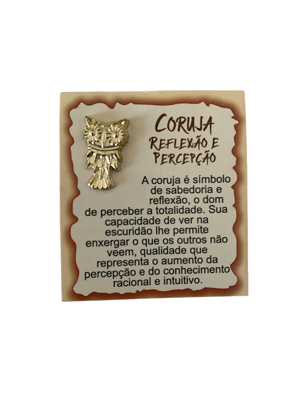 Amuleto Coruja Carteira