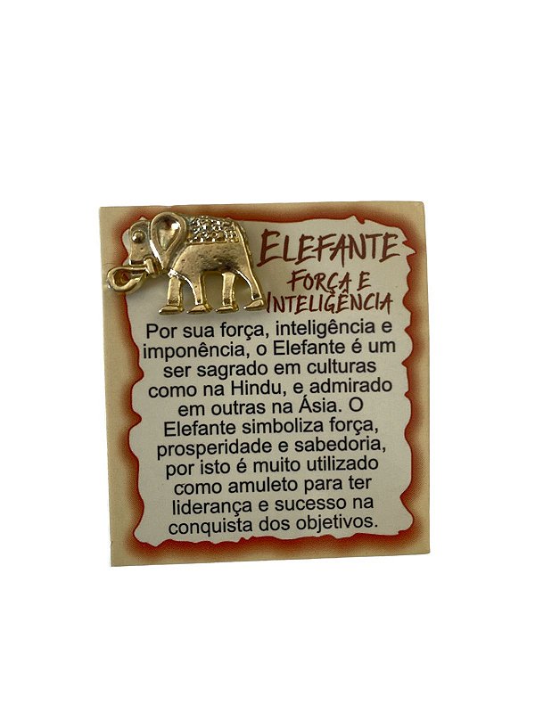 Amuleto Elefante Carteira