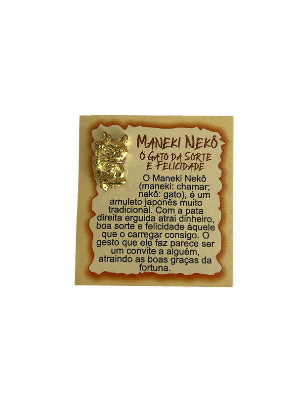 Amuleto Maneki Neko Carteira