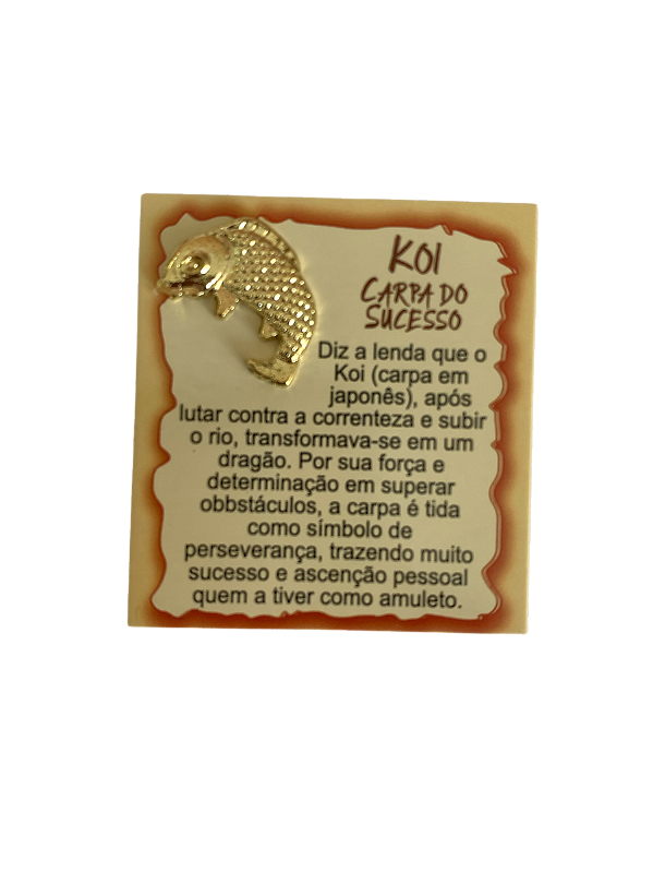 Amuleto Carpa Carteira