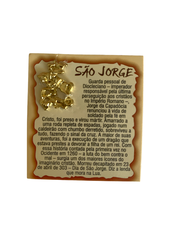 Amuleto São Jorge Carteira