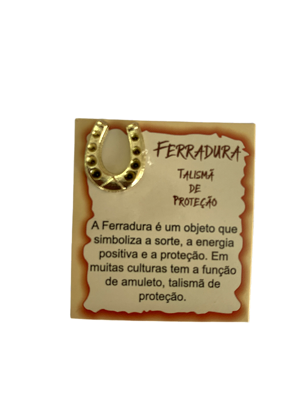 Amuleto Ferradura Carteira