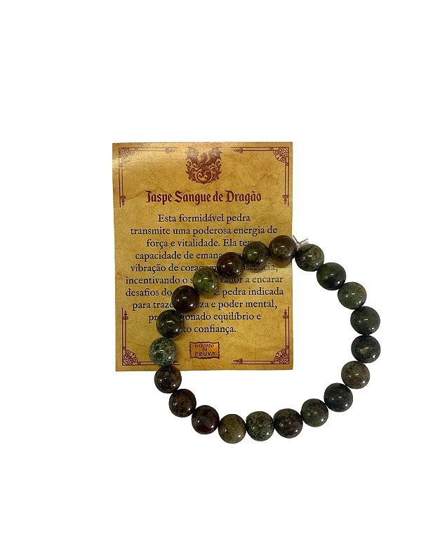 Pusleira Bolinha Jaspe Sangue de Dragão