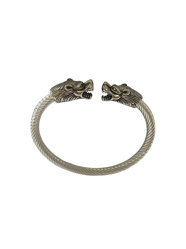 Bracelete Dragão Aço