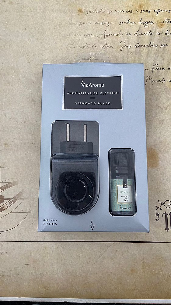 Aromatizador Elétrico Standard Black c/ Bamboo