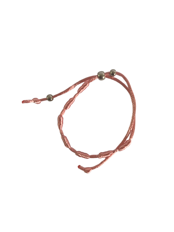 Pulseira Kabbalah 7 Nós Rosa