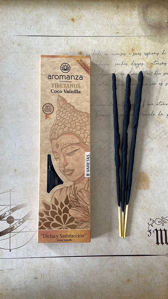 Incenso Coco Vainilla Aromanza
