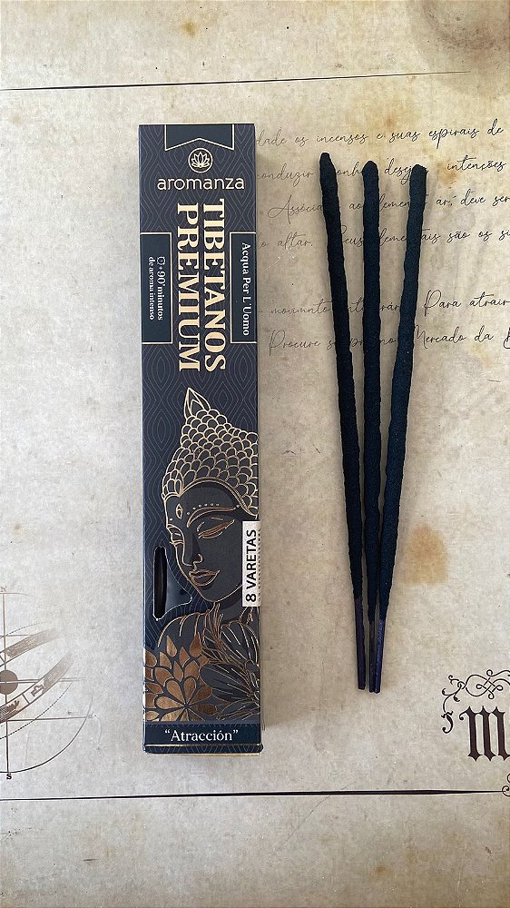 Incenso Atração Tibetanos Premium