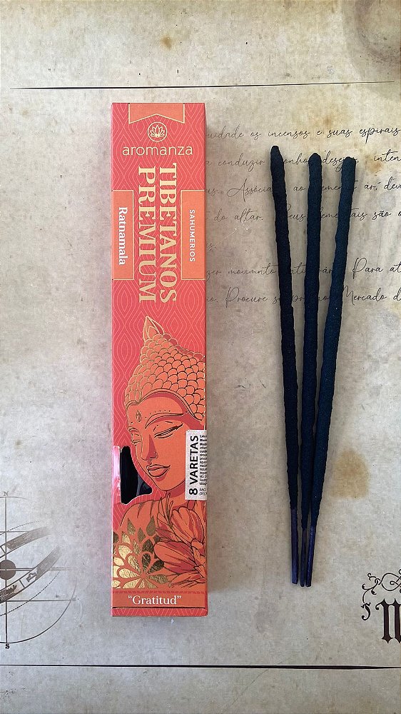 Incenso Gratidão Tibetanos Premiu