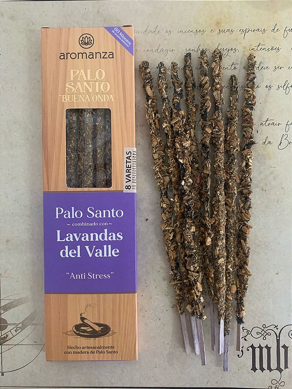 Incenso Buena Onda Palo Santo com Lavandas del Valle Aromanza