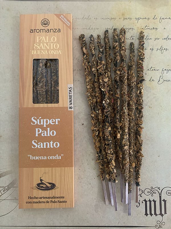 Incenso Buena Onda Súper Palo Santo Aromanza