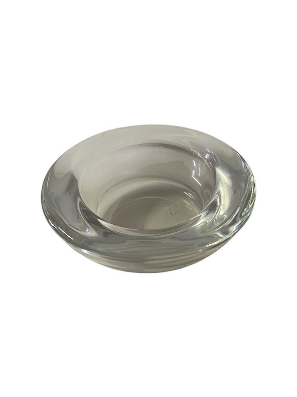 Castiçal Vidro Redondo 7,5cm