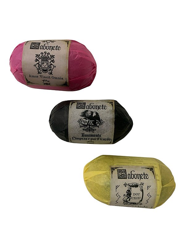 Kit Sabonetes Mágicos - Banimento, Amor e Prosperidade